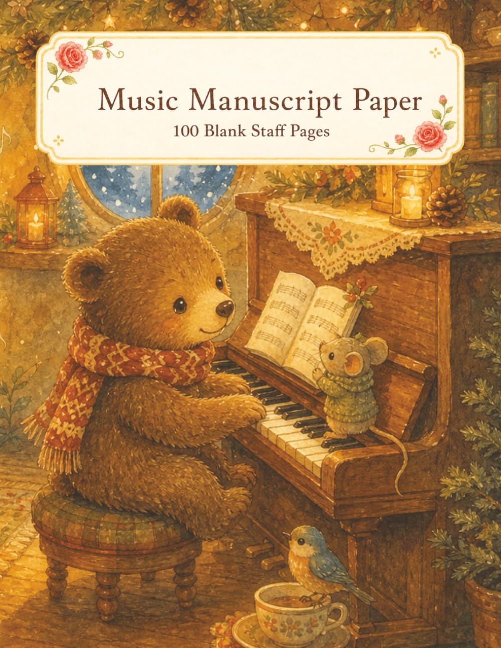 Cozy Bear Theme music manuscript paper book